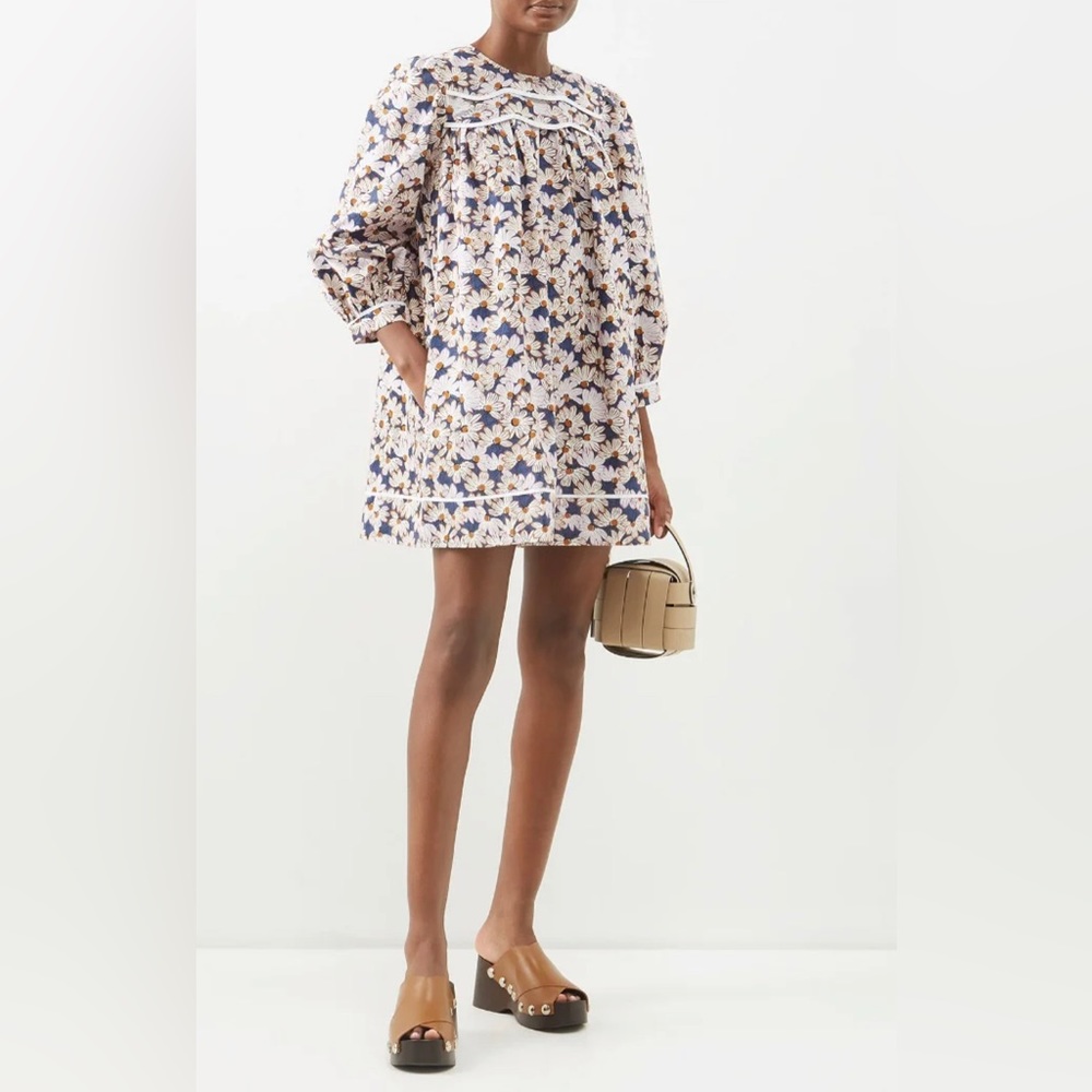 Batsheva Esme Dress in Fall Daisy